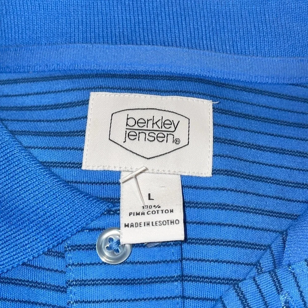 3‎ Polo Shirts.  Size Large.  Izod, L.L. Bean, Berkley Jensen.